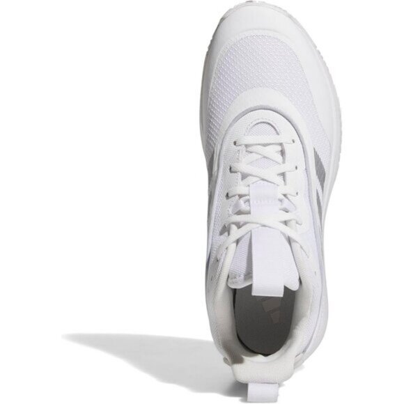 🆕Adidas Men White/Silver Metallic/Grey Lightweight MESH Own Basketball Shoes - Picture 5 of 11